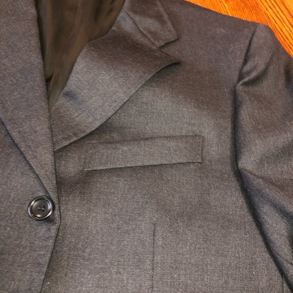 EREDI PISANO BLACK 3 BUTTON CHEST POCKET POCKET ON CHEST AND ON EACH SIDE - Picture 4 of 13